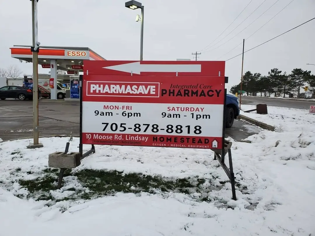 Pharmasave road sign