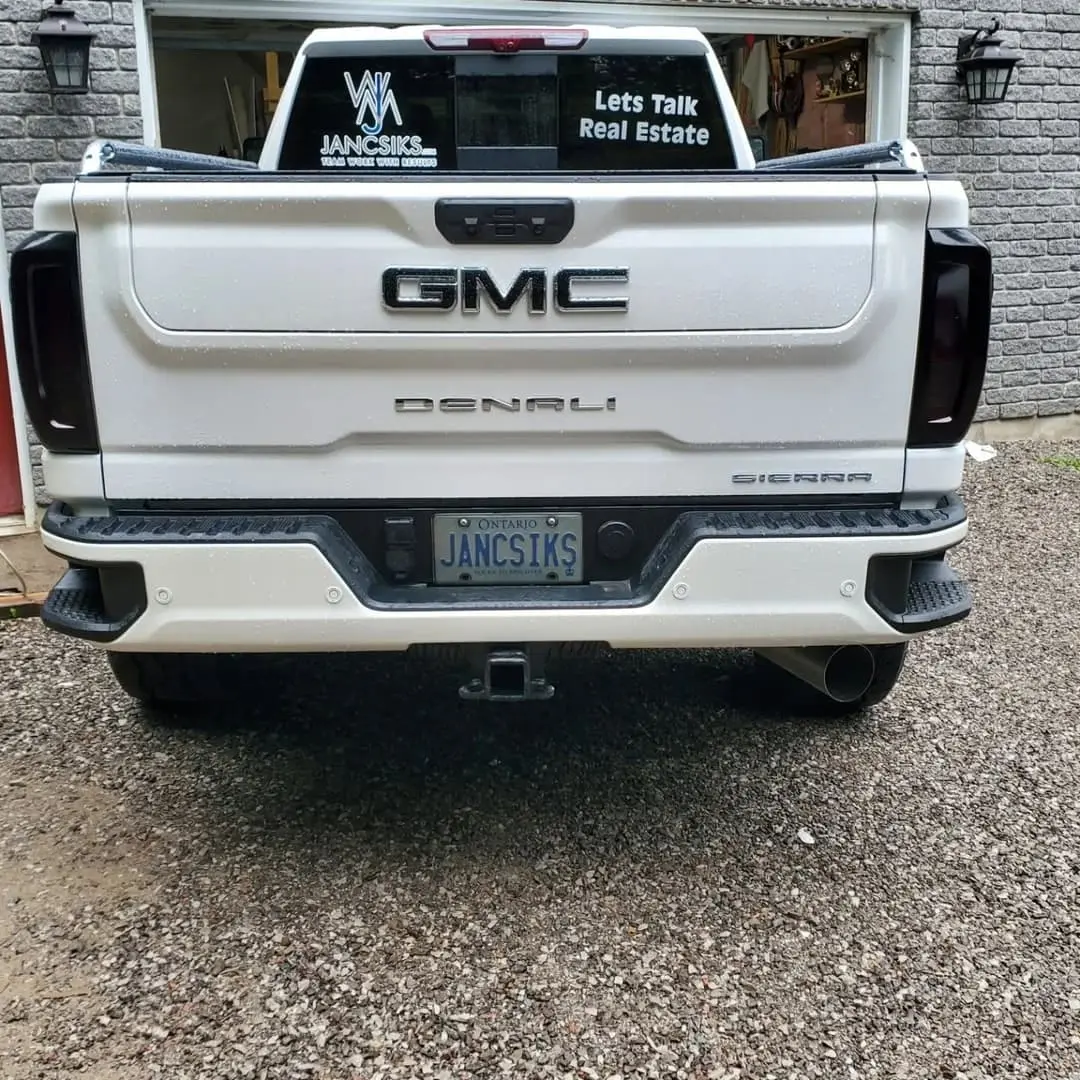 GMC Sierra Denali with tinted tail lights