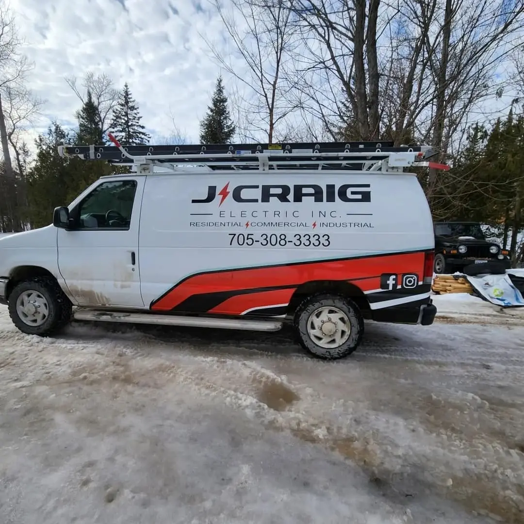 Van with J. Craig lettering
