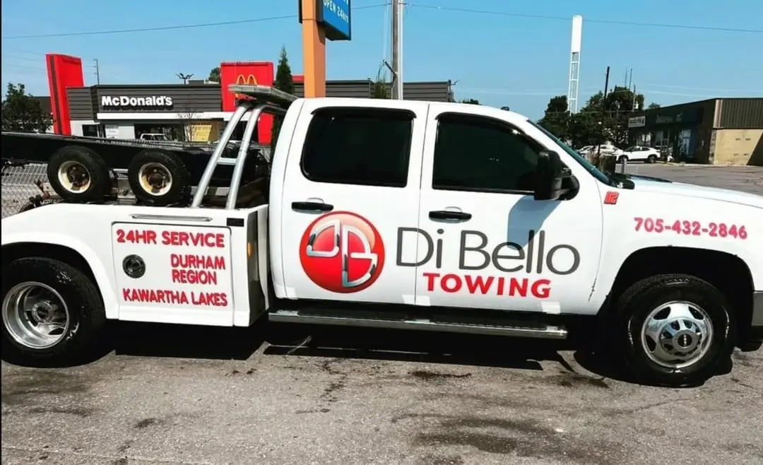 Di Bello Towing pickup lettering