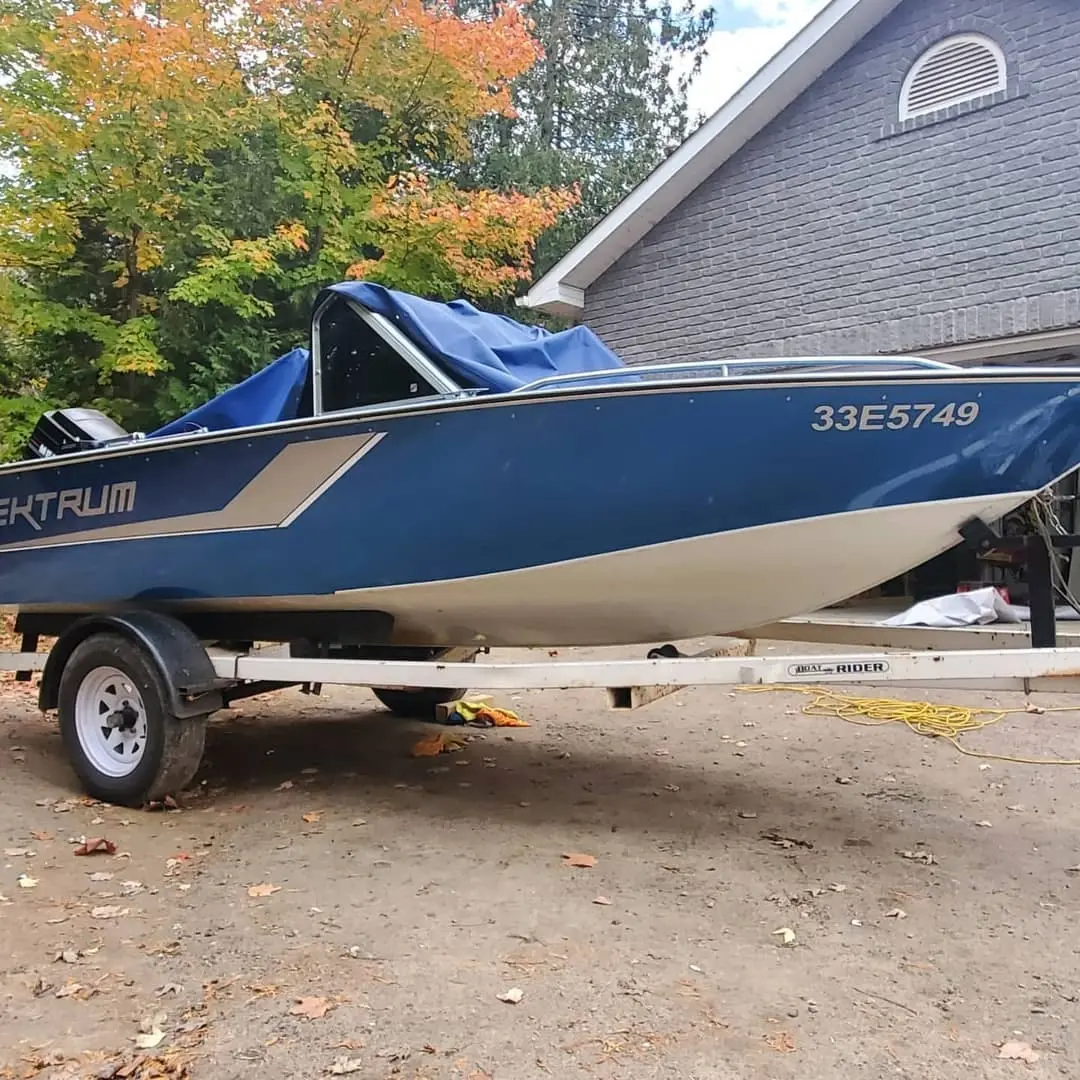 Boat with new side graphics