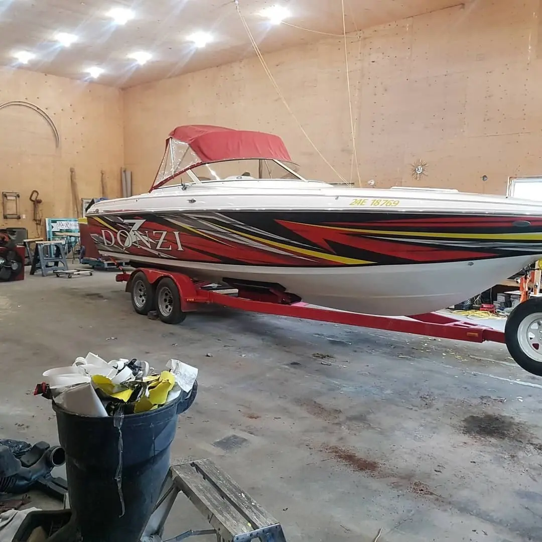 Boat with new graphics